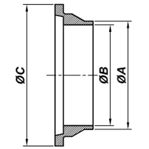 DIN Weldable Malepart